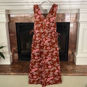 Madewell Floral Jumpsuit